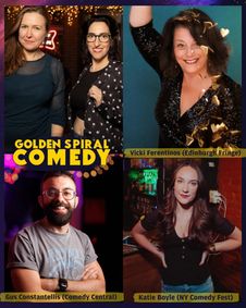 Golden Spiral Comedy ft. Katie Boyle and Gus Constantellis show poster