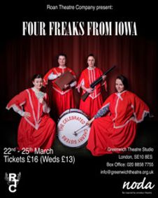 Four Freaks From Iowa show poster