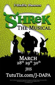 Shrek: the Musical show poster
