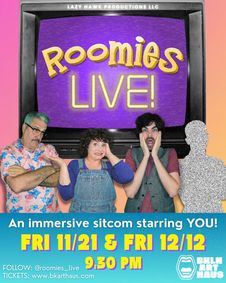 Roomies LIVE! show poster
