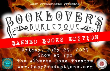 Booklover's Burlesque show poster