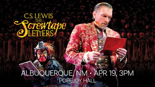 C.S. Lewis' The Screwtape Letters show poster