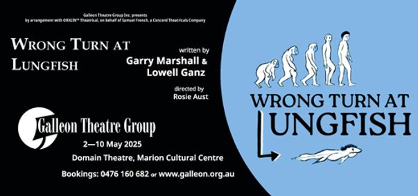 Wrong Turn at Lungfish show poster