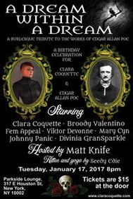 A Dream Within A Dream: A Burlesque Tribute to the Works of Edgar Allan Poe show poster
