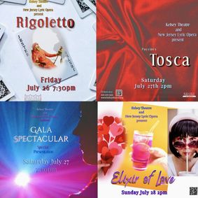 Summer Opera Festival show poster