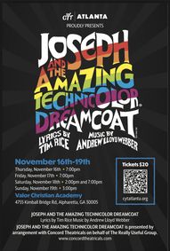 Joseph and the Amazing Technicolor Dreamcoat show poster
