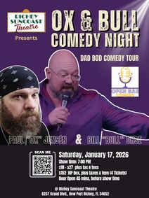  Ox & Bull Bring the “Dad Bod Comedy Tour” to Ox and Bull Comedy Night show poster