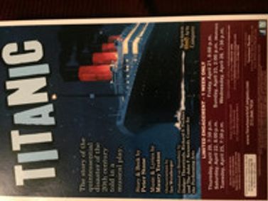 Titanic show poster