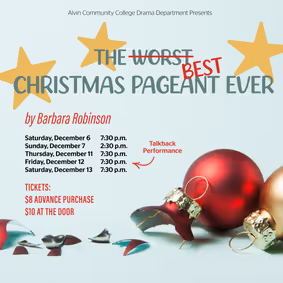 The Best Christmas Pageant Ever show poster