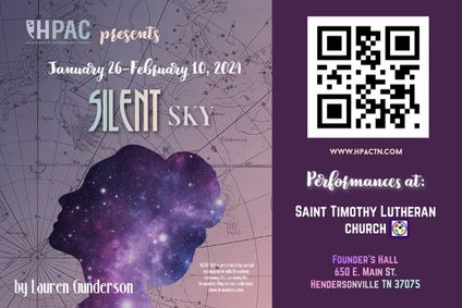 Silent Sky show poster