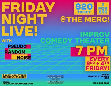 FRIDAY NIGHT LIVE!