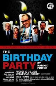 The Birthday Party by Harold Pinter show poster