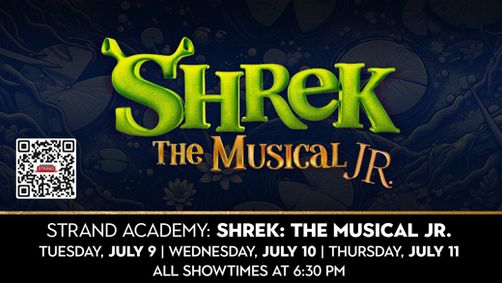 Shrek The Musical, Jr. 2024 show poster