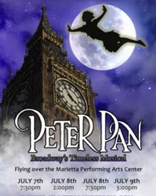 Peter Pan show poster