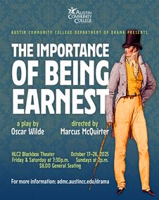 The Importance of Being Earnest show poster