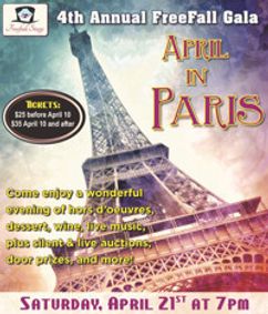April in Paris Fundraising Gala show poster