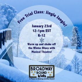 Free Musical Theatre Class show poster