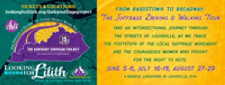 Suffrage Driving & Walking Tour show poster