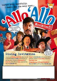 Allo Allo Weekend 30/05/2026 show poster