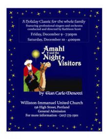 Amahl and the Night Visitors show poster