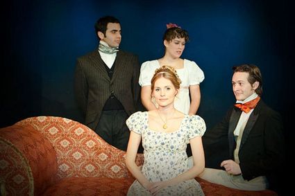 Impro's Jane Austen Unscripted at North Coast Repertory Theatre show poster