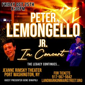 Peter Lemongello Jr.s' Old Time Rock N' Roll show poster