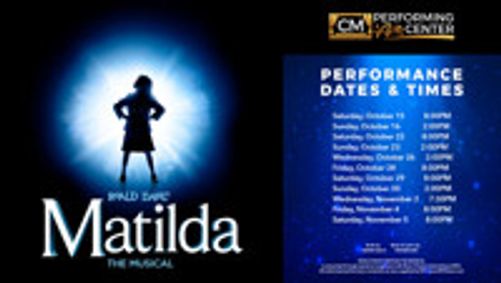 Roald Dahl's Matilda the Musical show poster