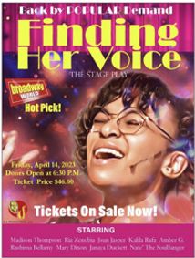 Finding Her Voice show poster