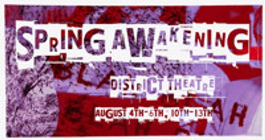 Spring Awakening show poster