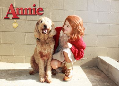 ANNIE jr show poster