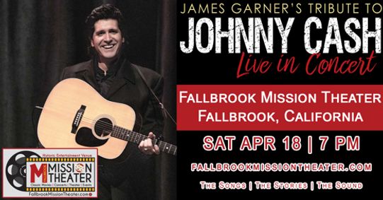 James Garner's Tribute to Johnny Cash show poster