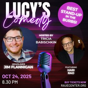 Lucy's Comedy show poster