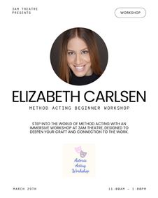 Method Acting Beginner Workshop show poster