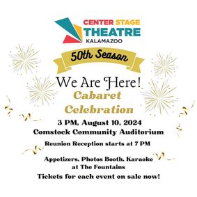 WE ARE HERE! 50th Year Cabaret show poster
