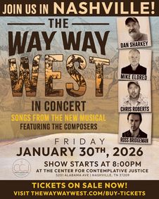 The Way Way West in Concert show poster