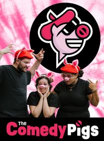 The Comedy Pigs show poster