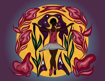 Black Ballerina show poster