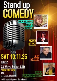 Saturday Night Live Comedy Headlining Mary Dimino show poster