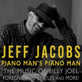 Jeff Jacobs: The Piano Man's Piano man show poster