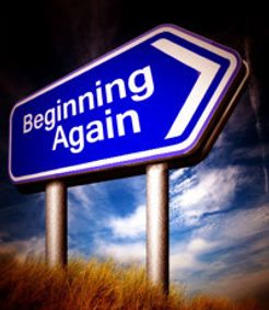 Beginning Again by David Alan Brown show poster