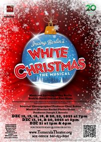 IRVING BERLIN'S WHITE CHRISTMAS show poster