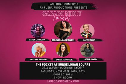 Sabado Night Laughs - November 2024 show poster