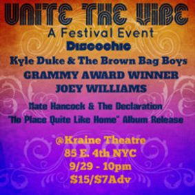 Unite the Vibe A two Day Multi-media Festival Event at Under St Marks & Kraine Theaters show poster