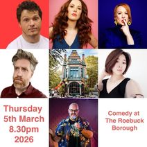 Collywobblers Comedy at The Roebuck Borough : Joshua Robertson, Sara Barron, Maple Zuo and more