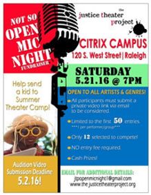 Not So Open Mic Night - show poster