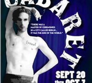 Cabaret show poster