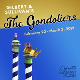 Gilbert & Sullivan's The Gondoliers show poster