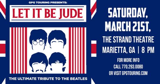 GPG Beatles Tribute: 'Let It Be Jude' show poster