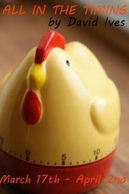 ALL IN THE TIMING by David Ives show poster