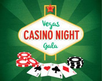 Vegas Casino Night Gala show poster